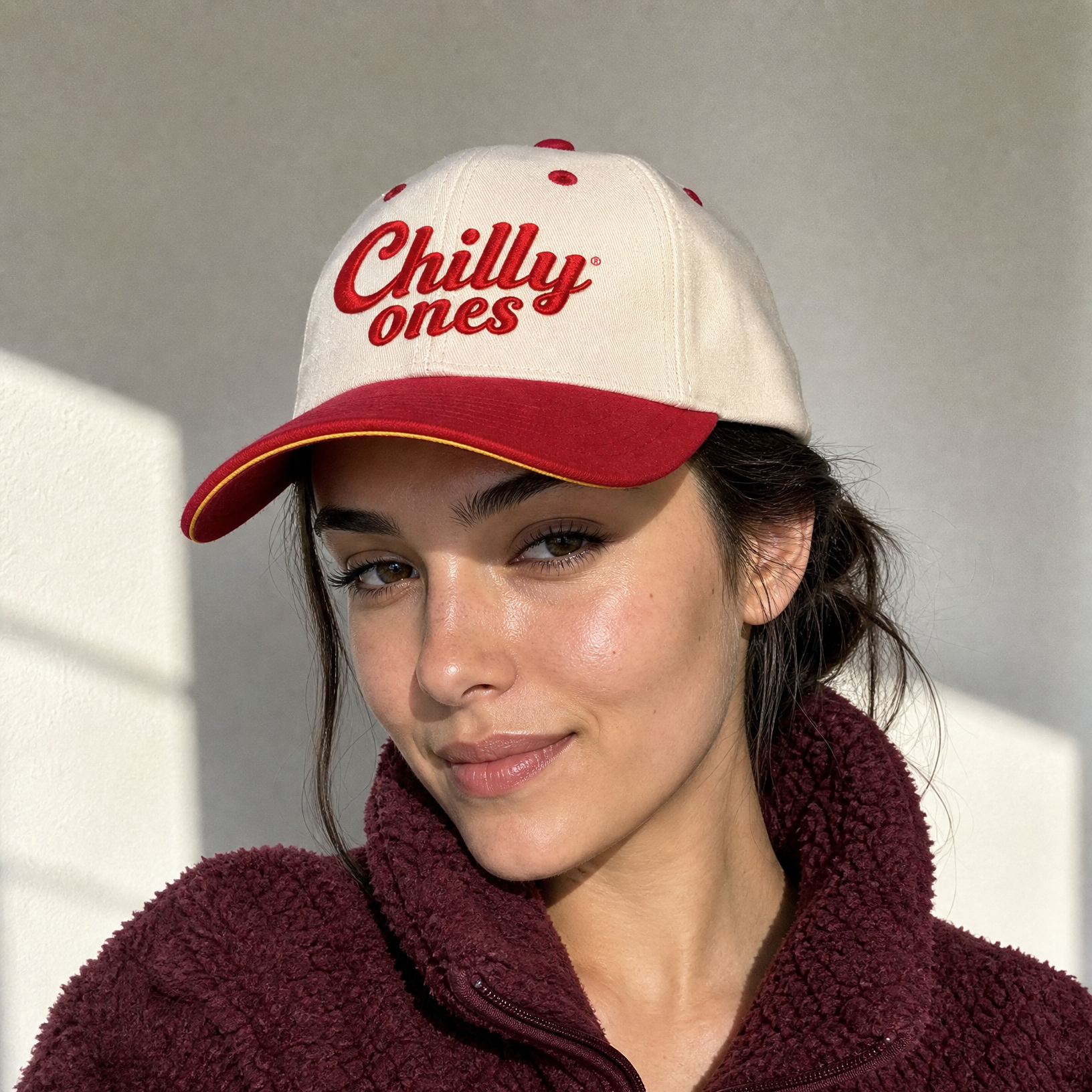 The Classic Chilly Flame Red Hat