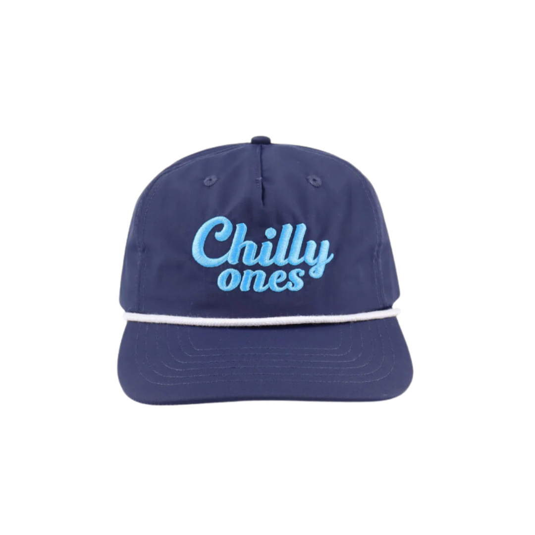 Chilly Ones Surf Snapback Hat with Rope Detail