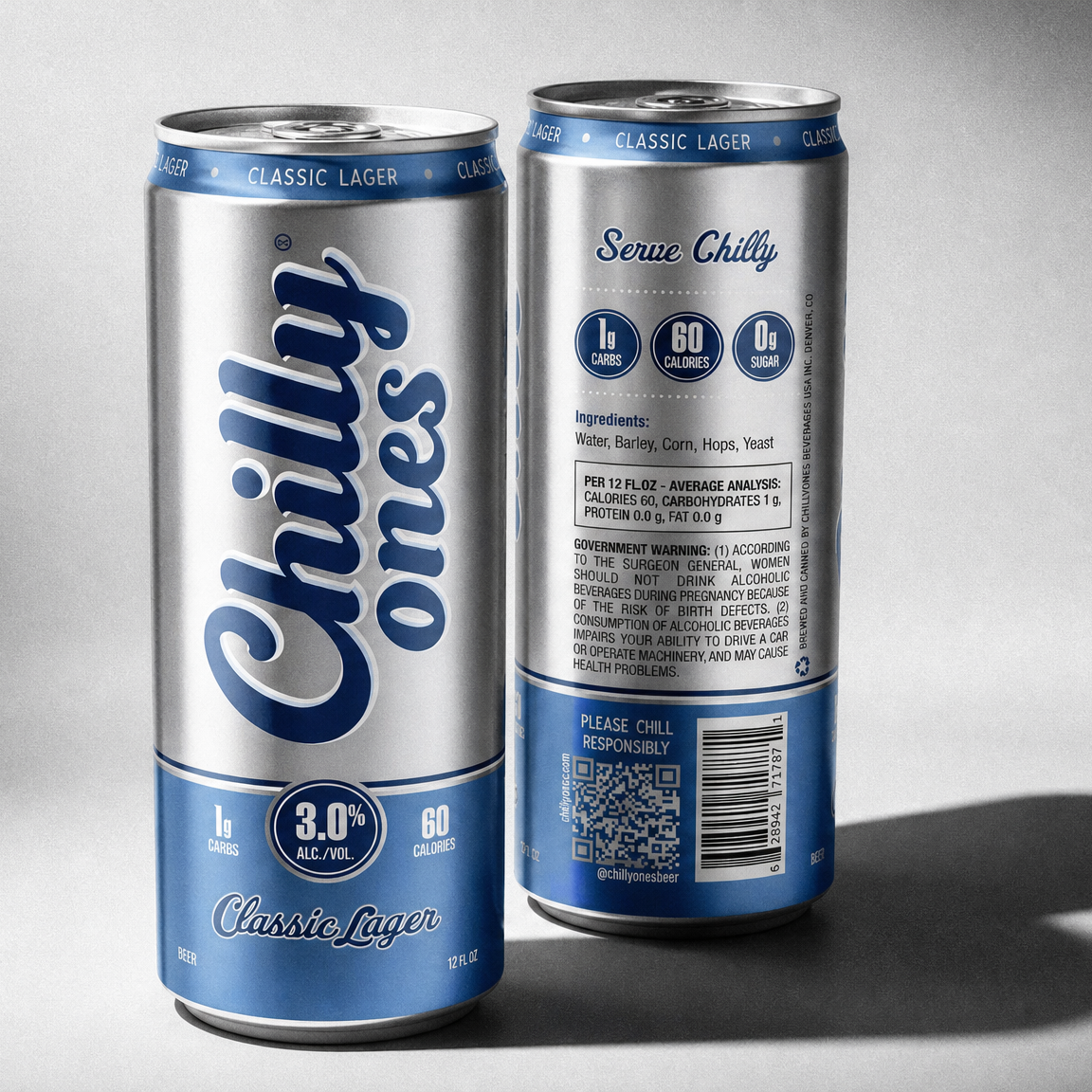 Chilly Ones Original Lager - 3% ABV