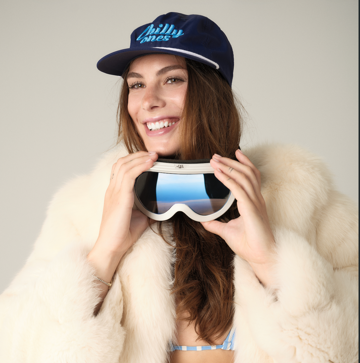 Chilly Vibes Surf Snapback Hat with Rope Detail